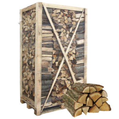 2 Paletten Brennholz Palette – Eiche – 25 cm