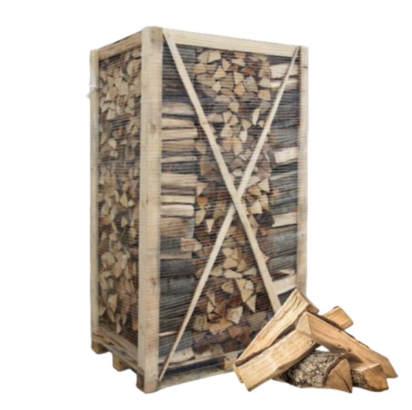 3 Paletten Brennholz Palette – Hartholz Mix – 25 cm