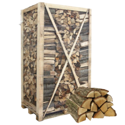 3 Paletten Brennholz Palette – Eiche – 25 cm