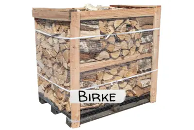 Brennholz Palette - Birke - 25 cm - kammergetrocknet - 1 RM