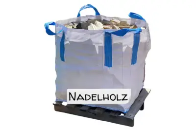Brennholz Big Bag - Hartholz / Laubholz - 30/33 - kammergetrocknet - 70 x 90 x 120 cm